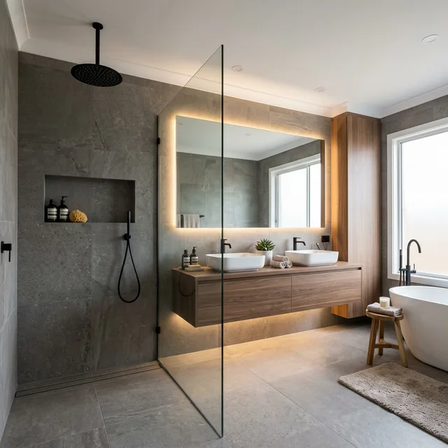 Reforma de baño con ducha italiana en Granada